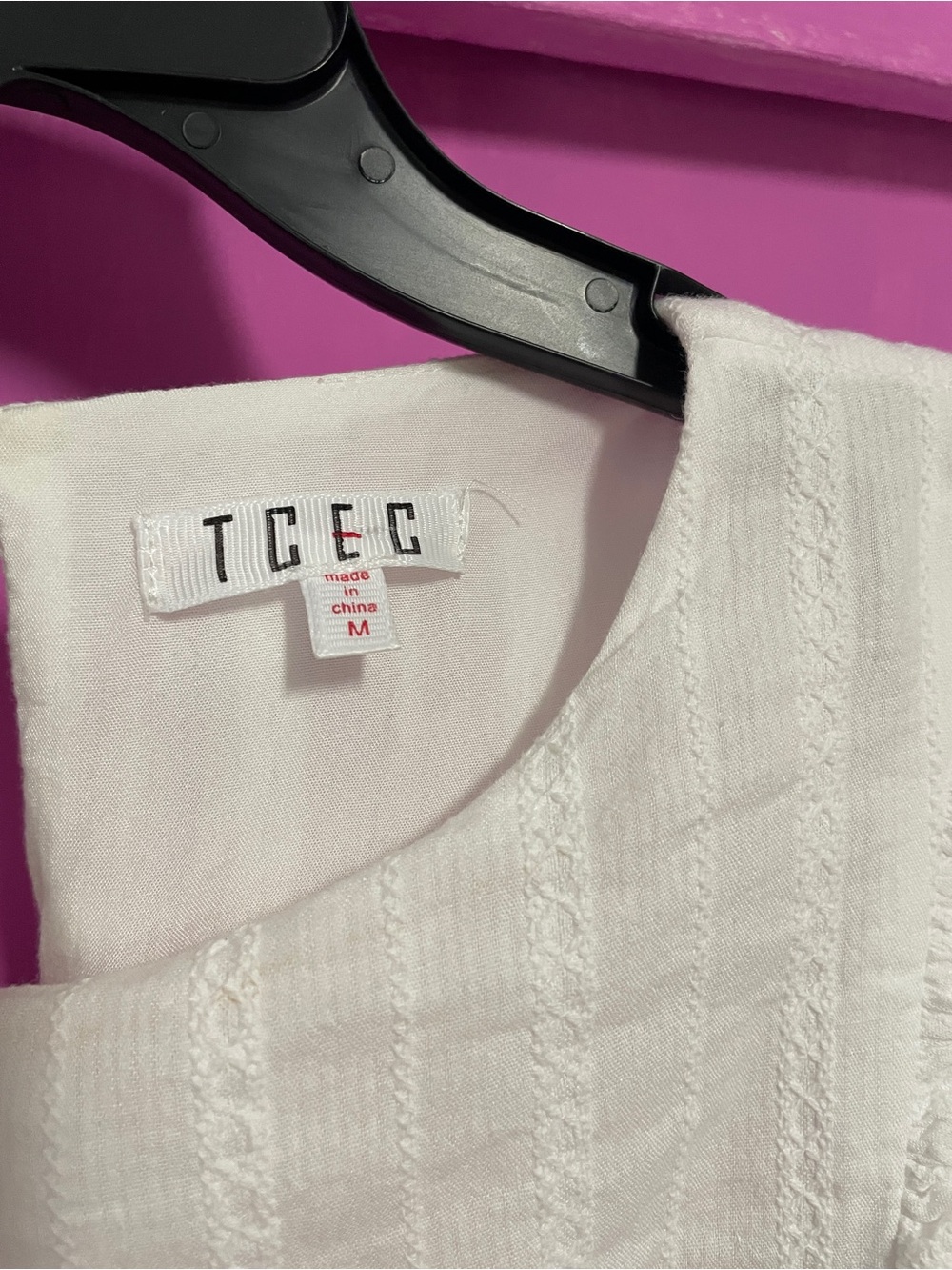 TCEC White Ruffle Tiered Mini Dress - Picture 4 of 5